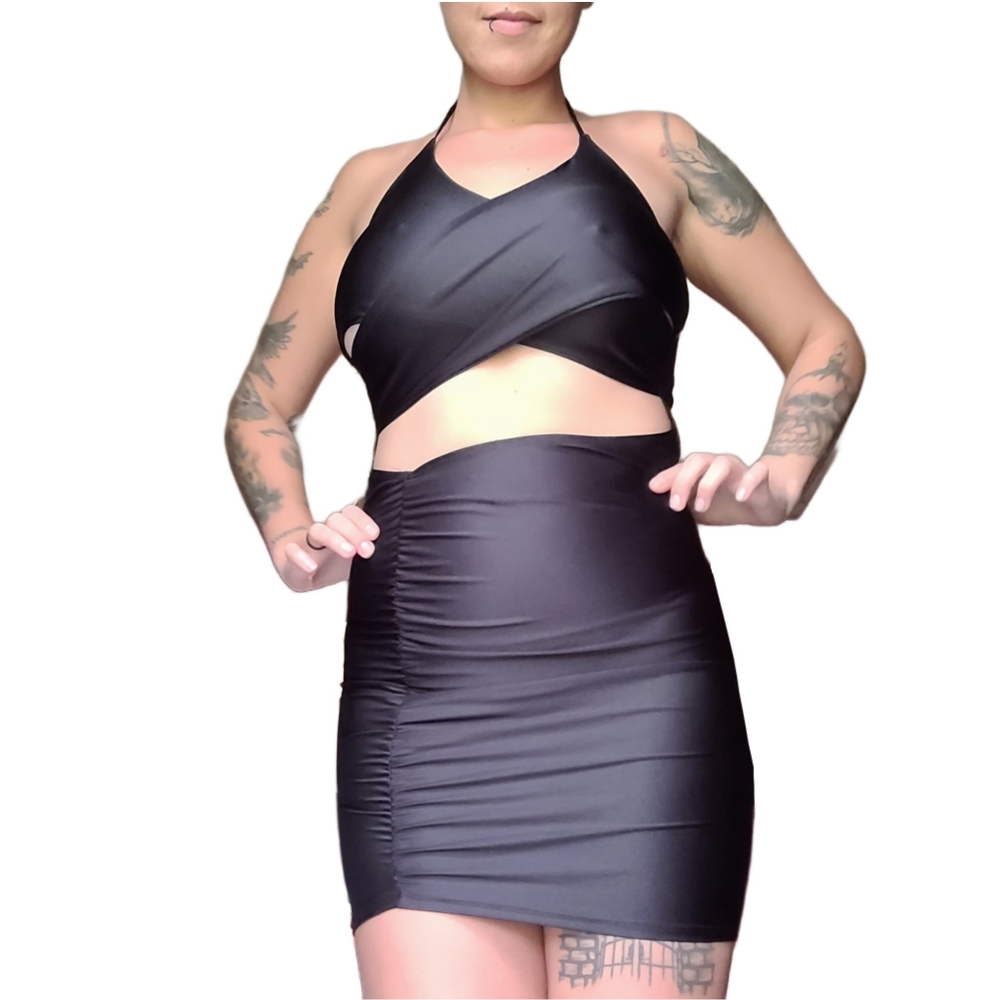 Not So Obsolete Mini Dress NWT L